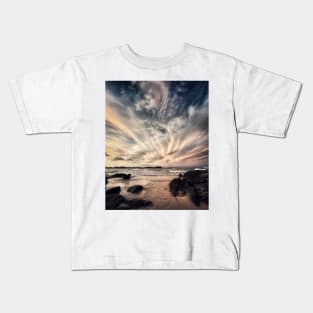 Snapper Rocks Sunset Kids T-Shirt